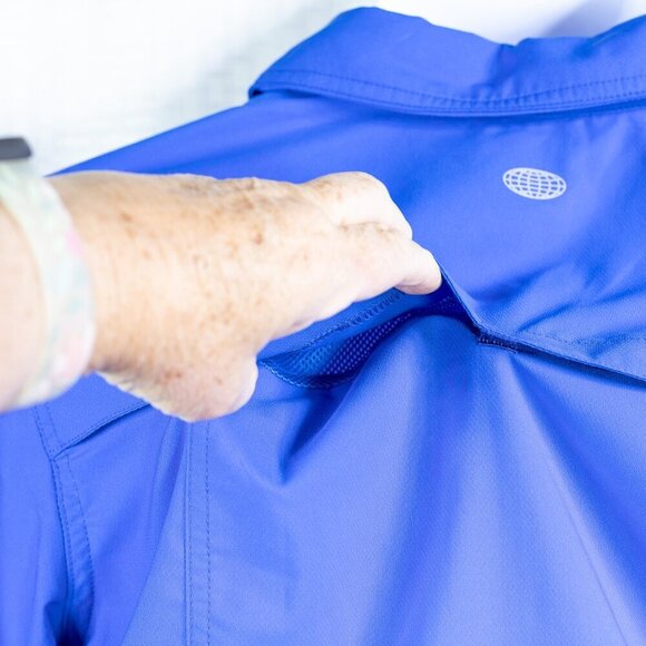 Reel Legends size L Saltwater Performance Outfitters fishing/hiking/camping blue - Picture 8 of 9